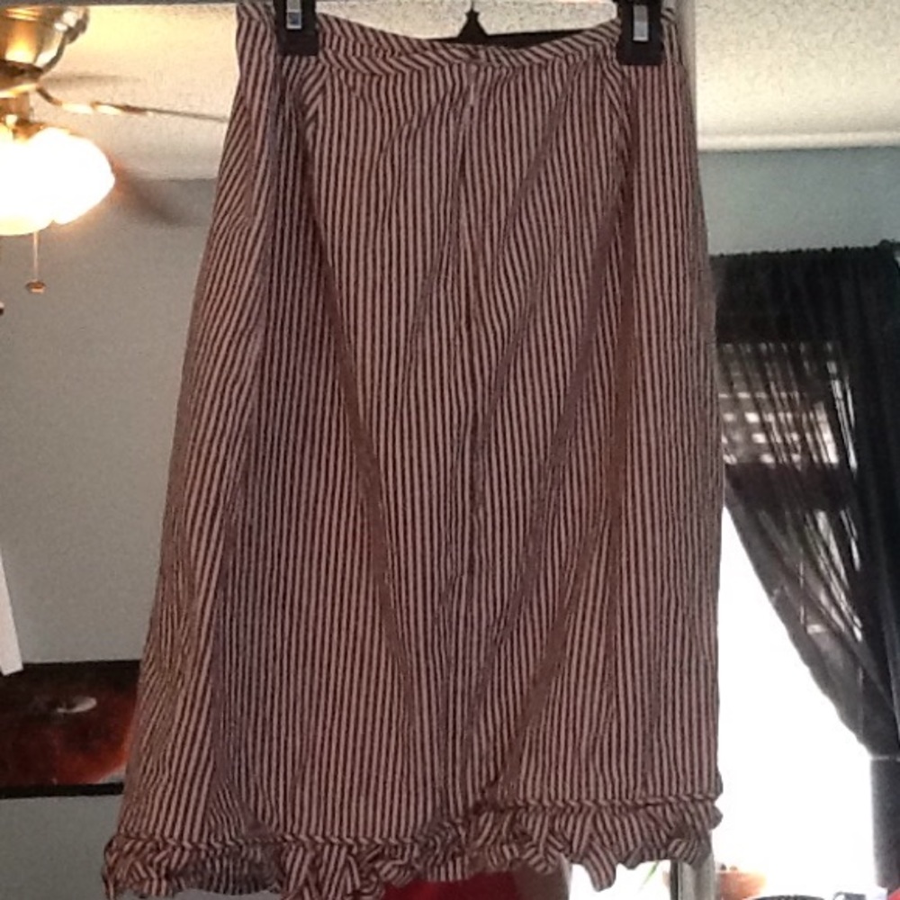 Causal cotton skirt
